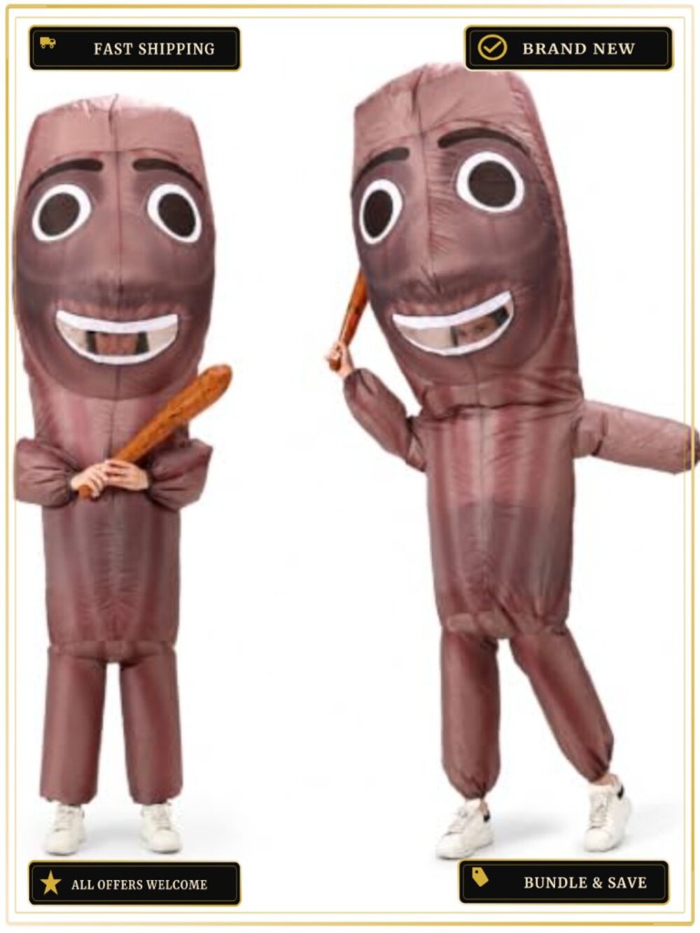 Adult Inflatable Blow Up Costume One Size Fits Most Halloween Cosplay